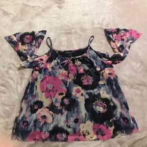 XL INC International Concepts Multicolor Floral Blouse